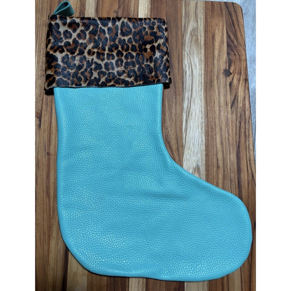 Neon Moon Co Cowhide Christmas Stocking